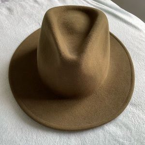 Brixton - - Fedora Wide Brim (olive)